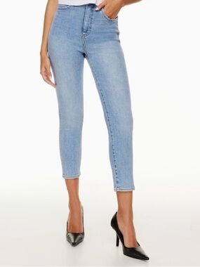 Denim Forum Lola Skinny Jeans - Medium Blue- 26”L